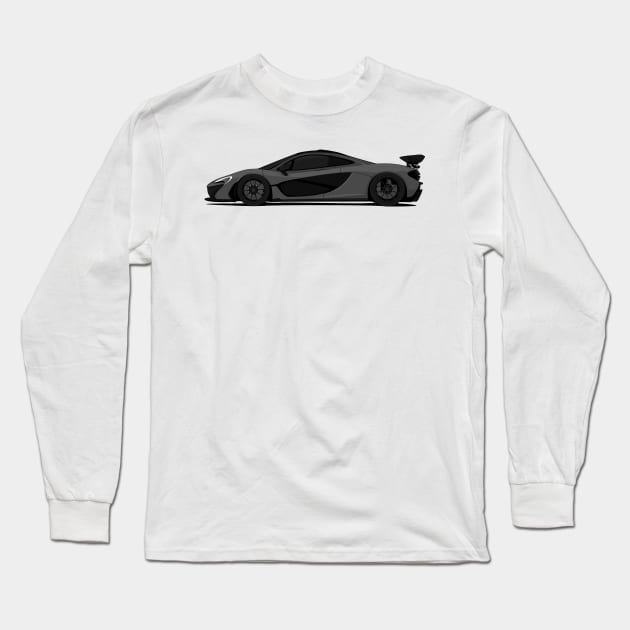 MCLAREN P1 DARK-GREY Long Sleeve T-Shirt by VENZ0LIC